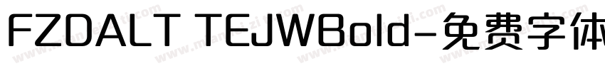 FZDALT TEJWBold字体转换